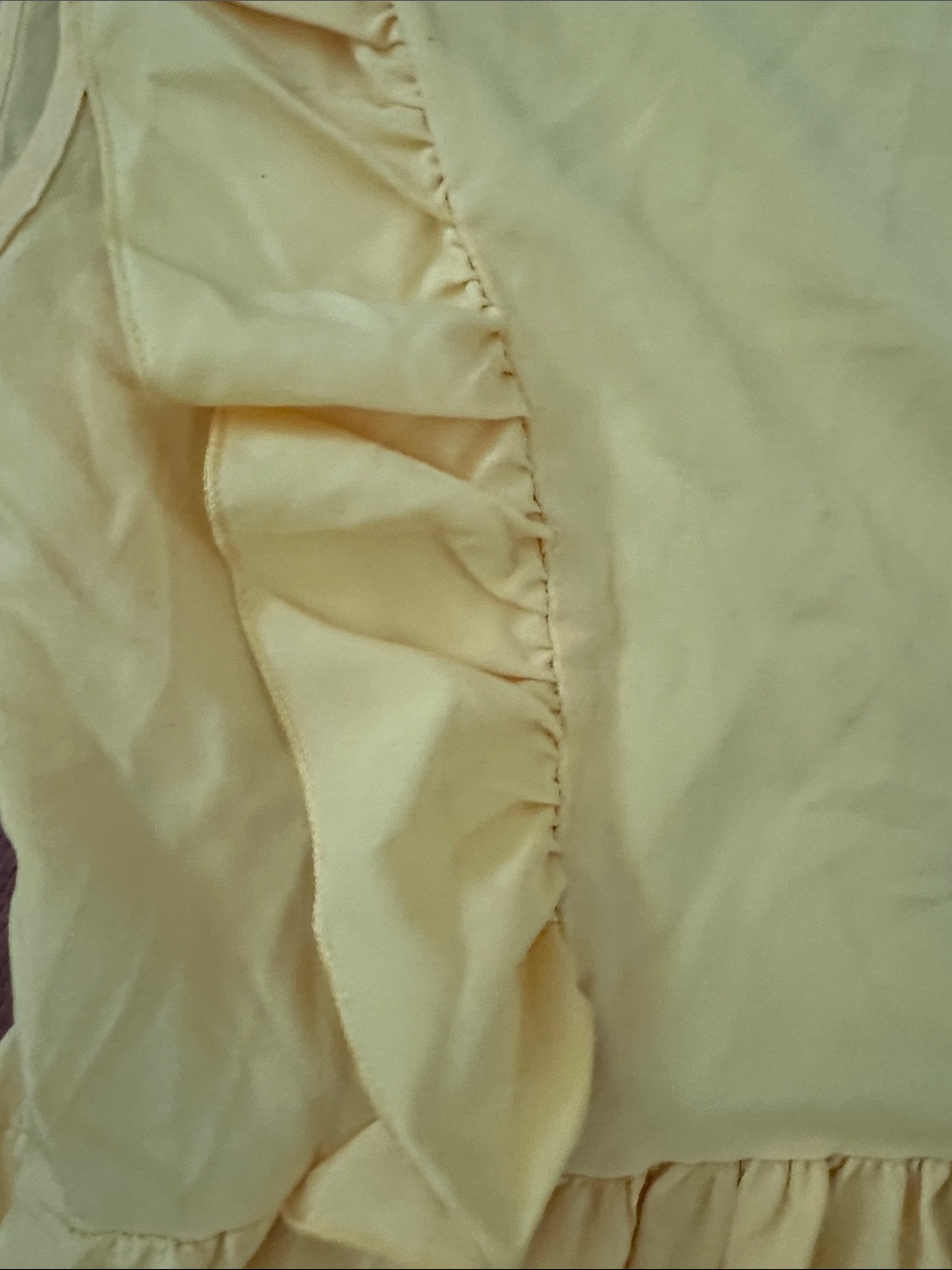 Yellow Ruffle Sleeve Sundress - Picture 2 of 4